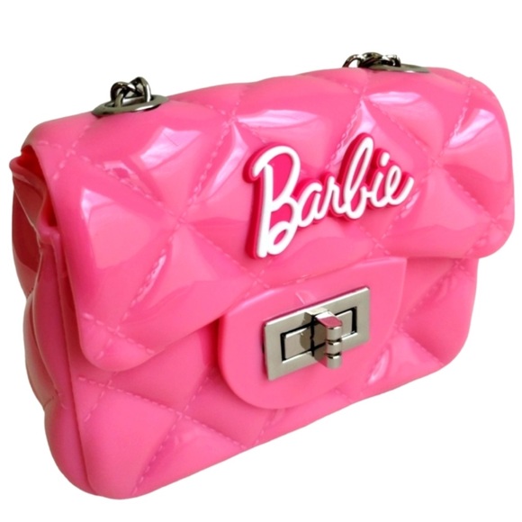 Barbie Miniso Barbiecore Y2K 90’s Quilted Patent Purse🥳🥳❌❌ - Picture 2 of 6